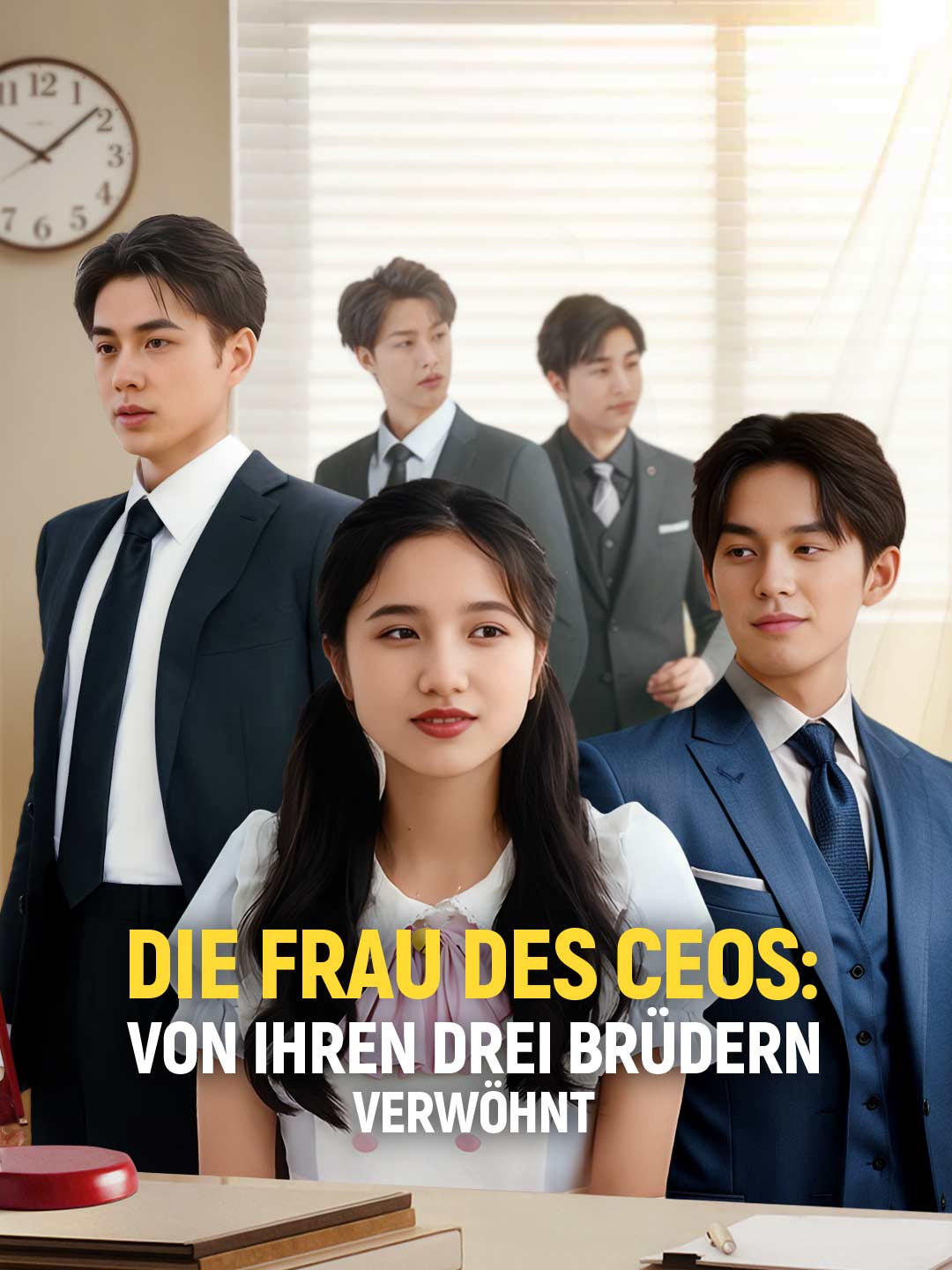 Die Frau des CEOs: Von ihren drei Brüdern verwöhnt cover