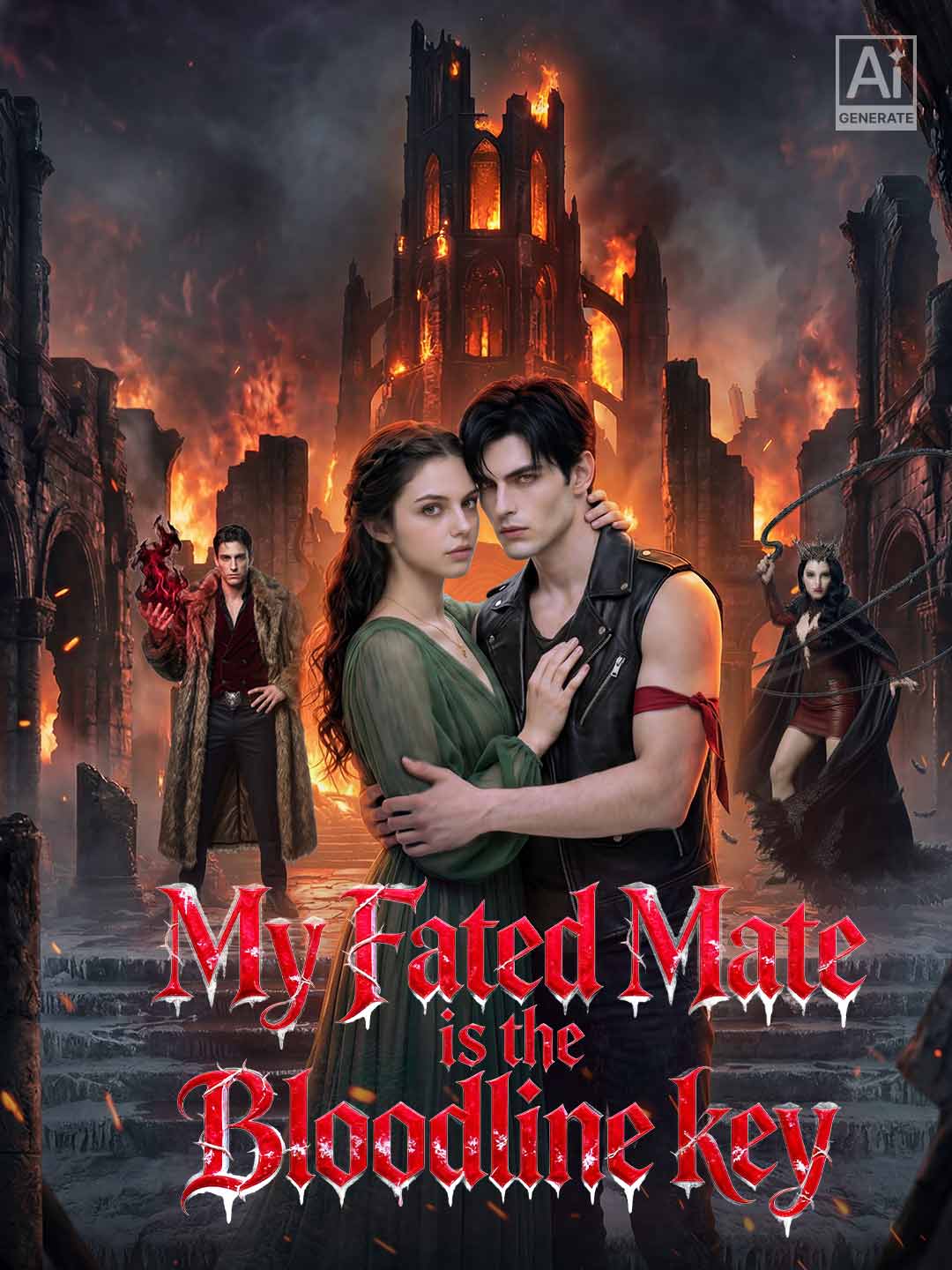My Fated Mate is the Bloodline Key cover art
