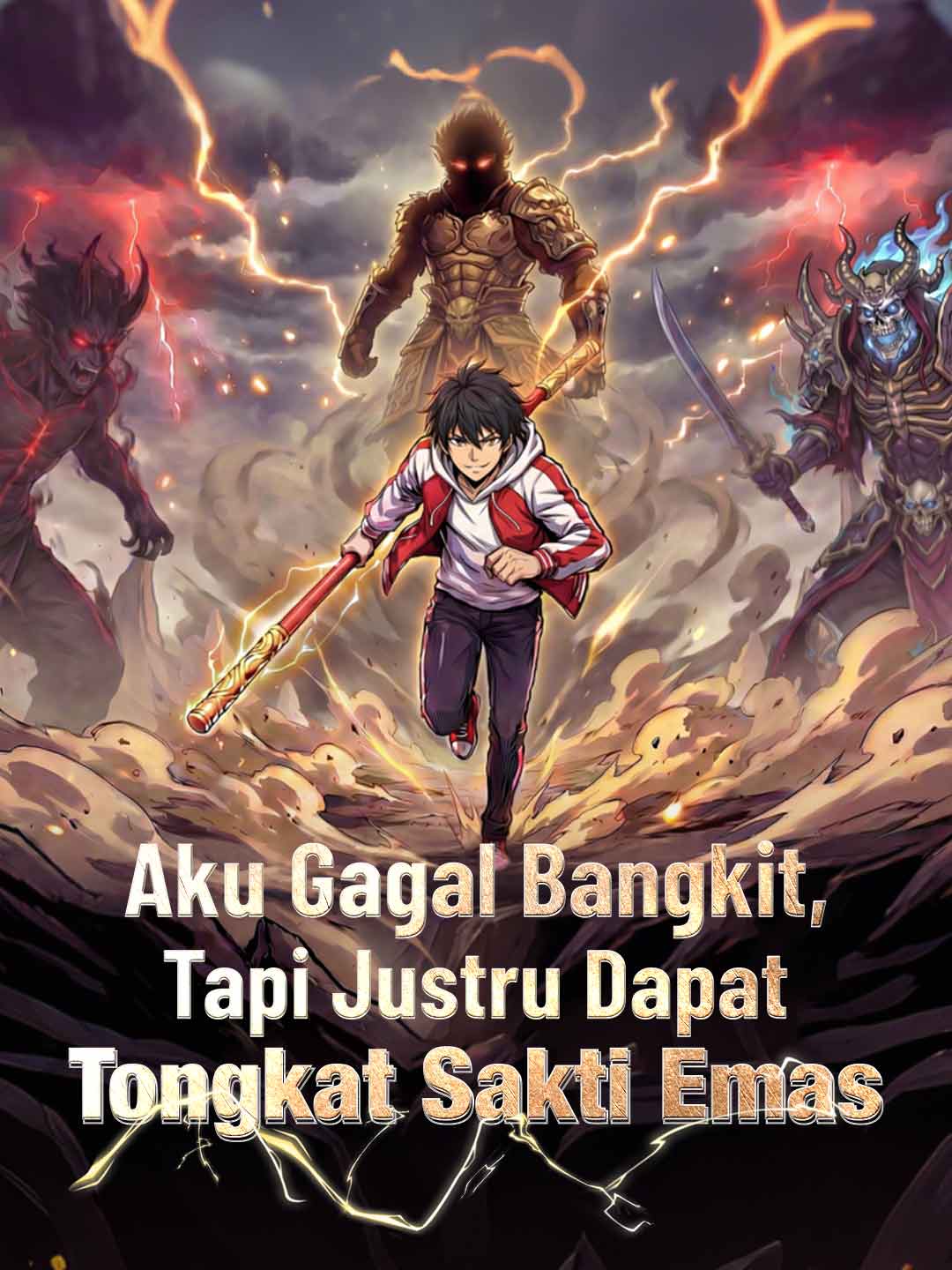 Aku Gagal Bangkit, Tapi Justru Dapat Tongkat Sakti Emas cover art