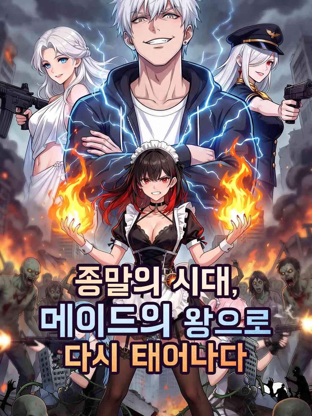 종말의 시대, 메이드의 왕으로 다시 태어나다. cover