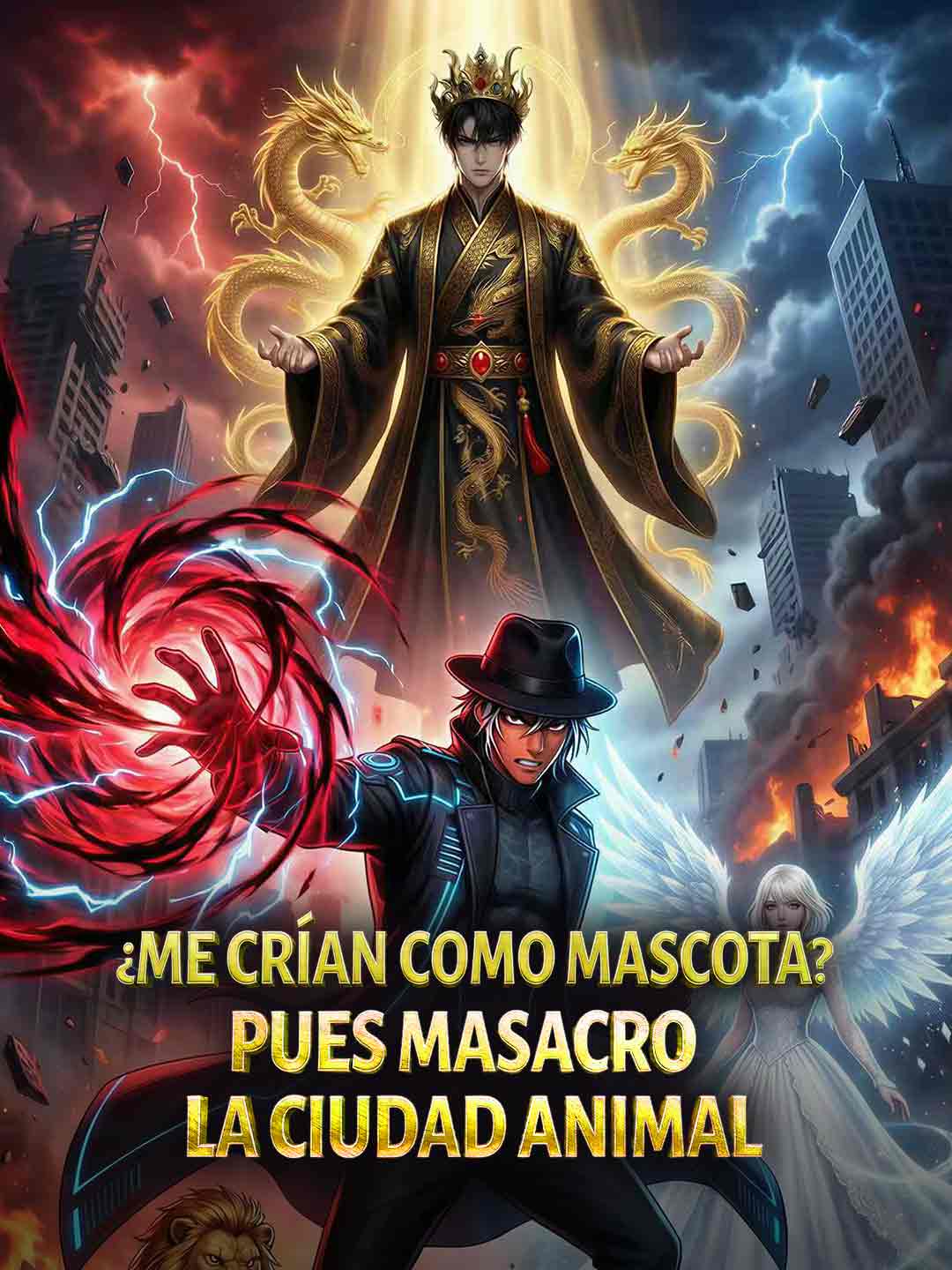¿Me crían como mascota? Pues masacro la ciudad animal cover art