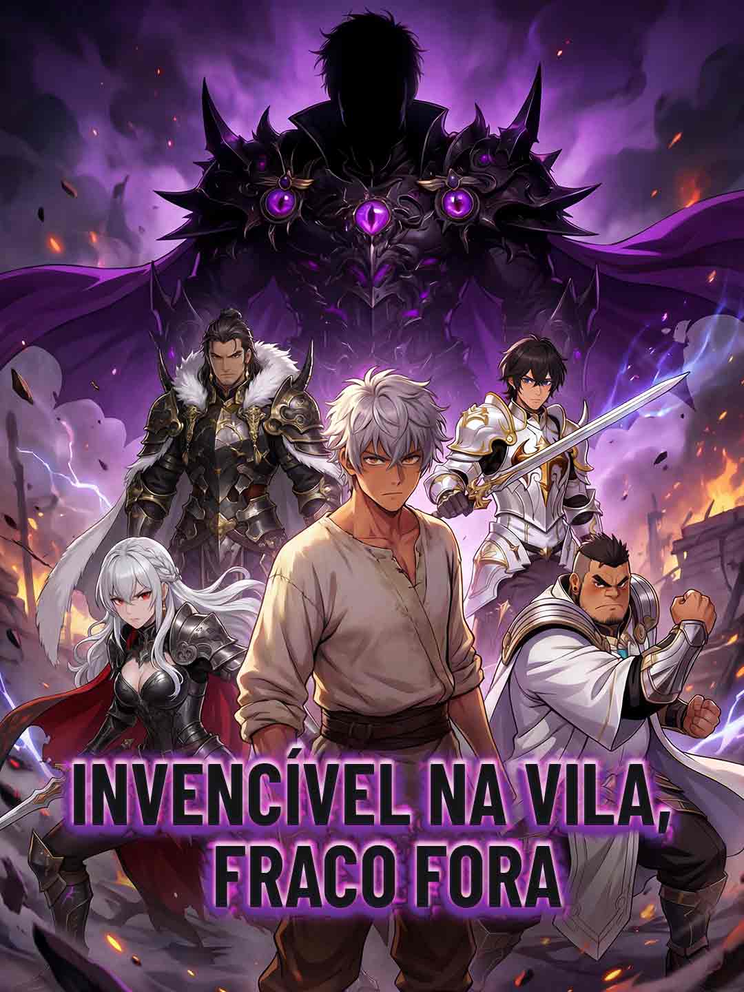 Invencível na vila, fraco fora cover art