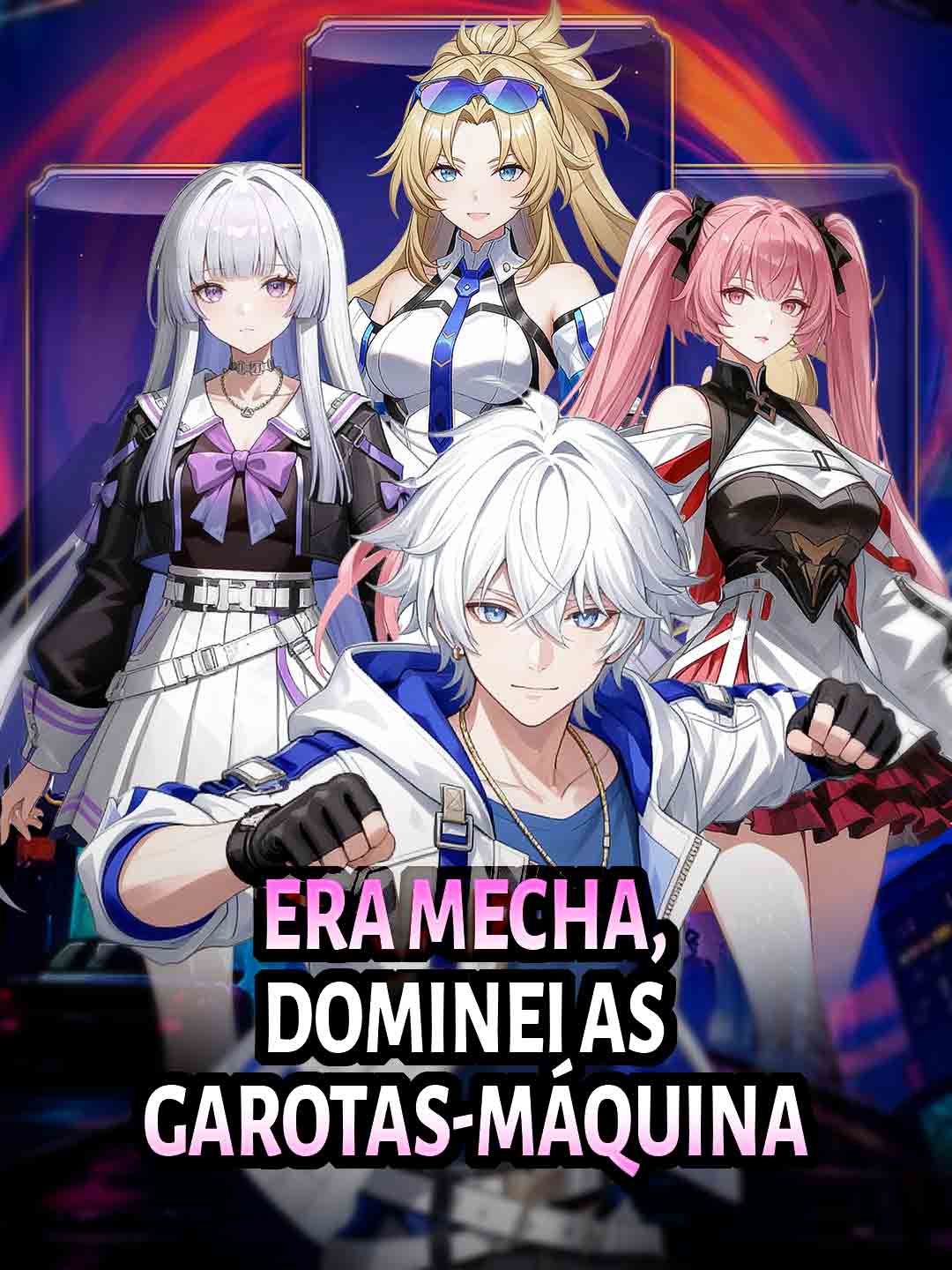 Era mecha, dominei as garotas-máquina cover art