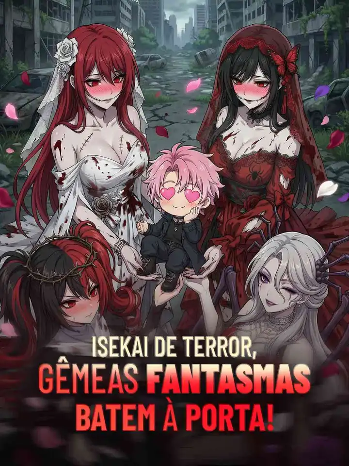 Isekai de terror, gêmeas fantasmas batem à porta cover art