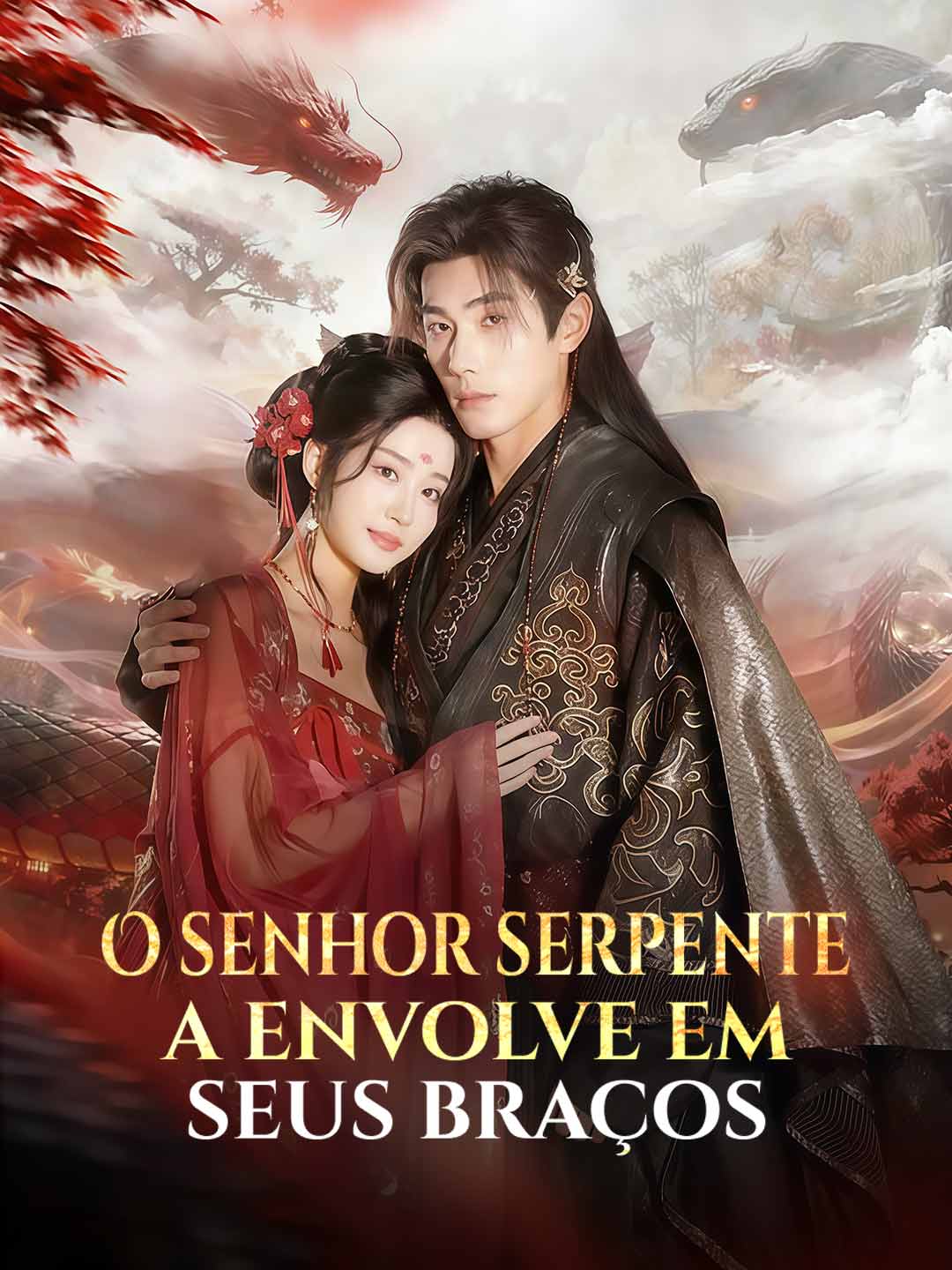 O senhor serpente a envolve em seus braços cover art