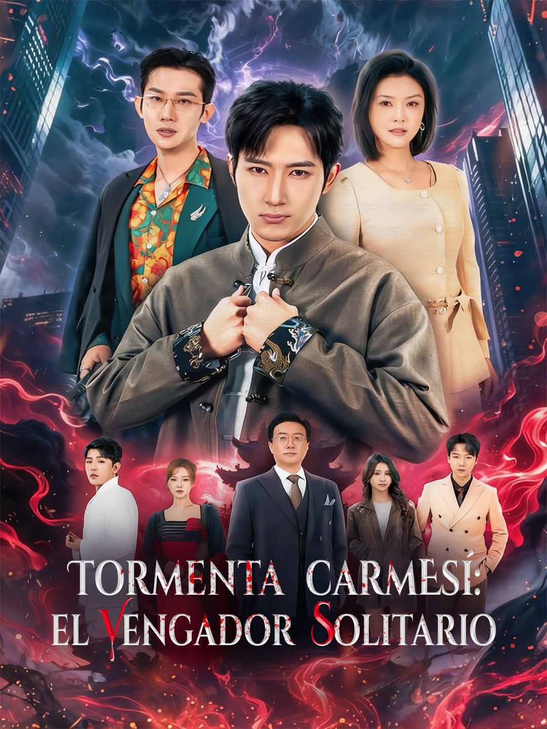 Tormenta carmesí: el vengador solitario cover art
