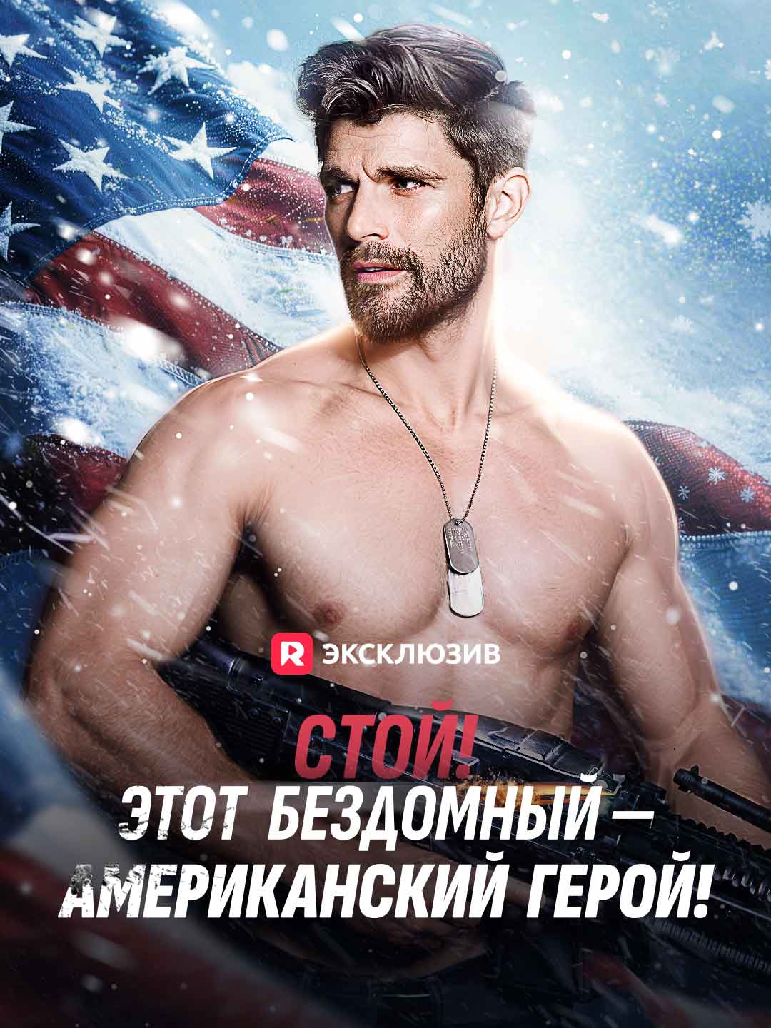 Стой! Этот бездомный — американский герой! cover