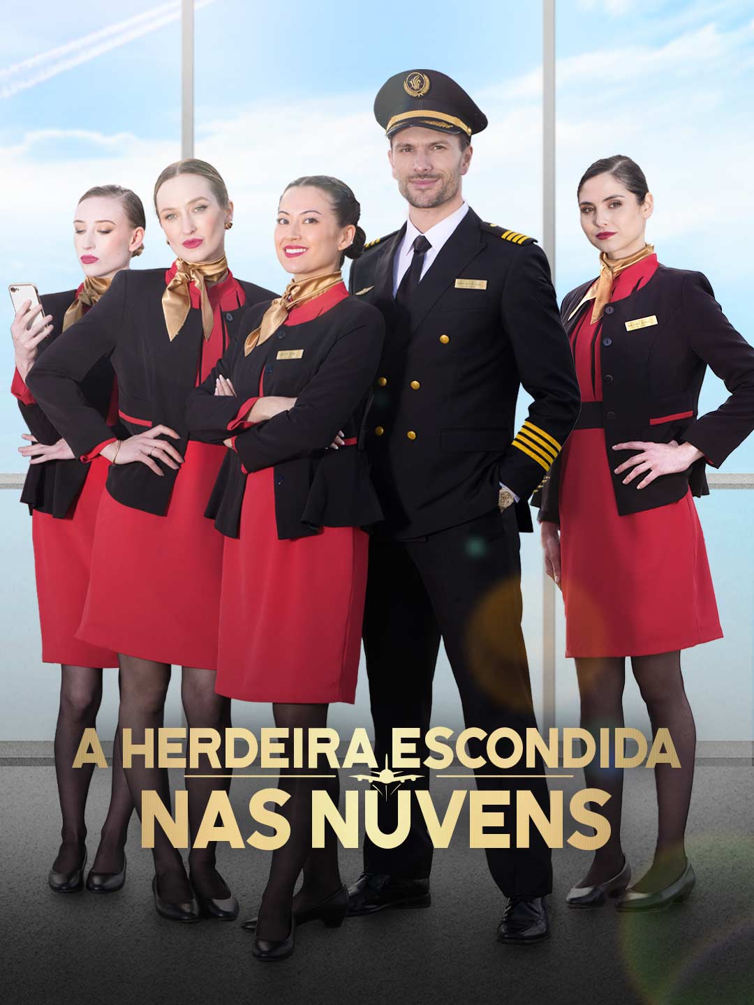 A herdeira escondida nas nuvens cover art