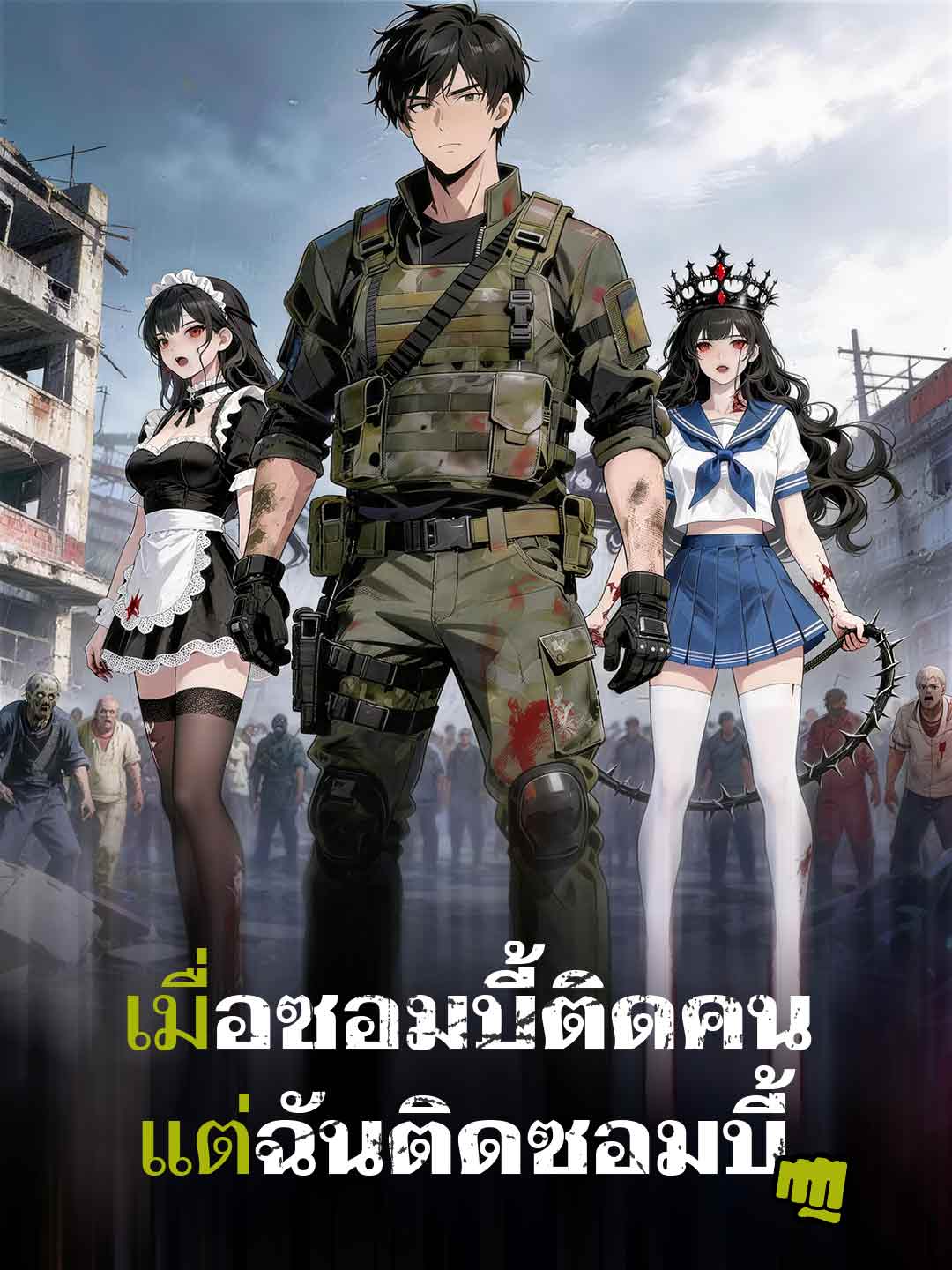 โปสเตอร์ วันสิ้นโลก ซอมบี้แพร่เชื้อใส่คน ผมแพร่เชื้อใส่ซอมบี้