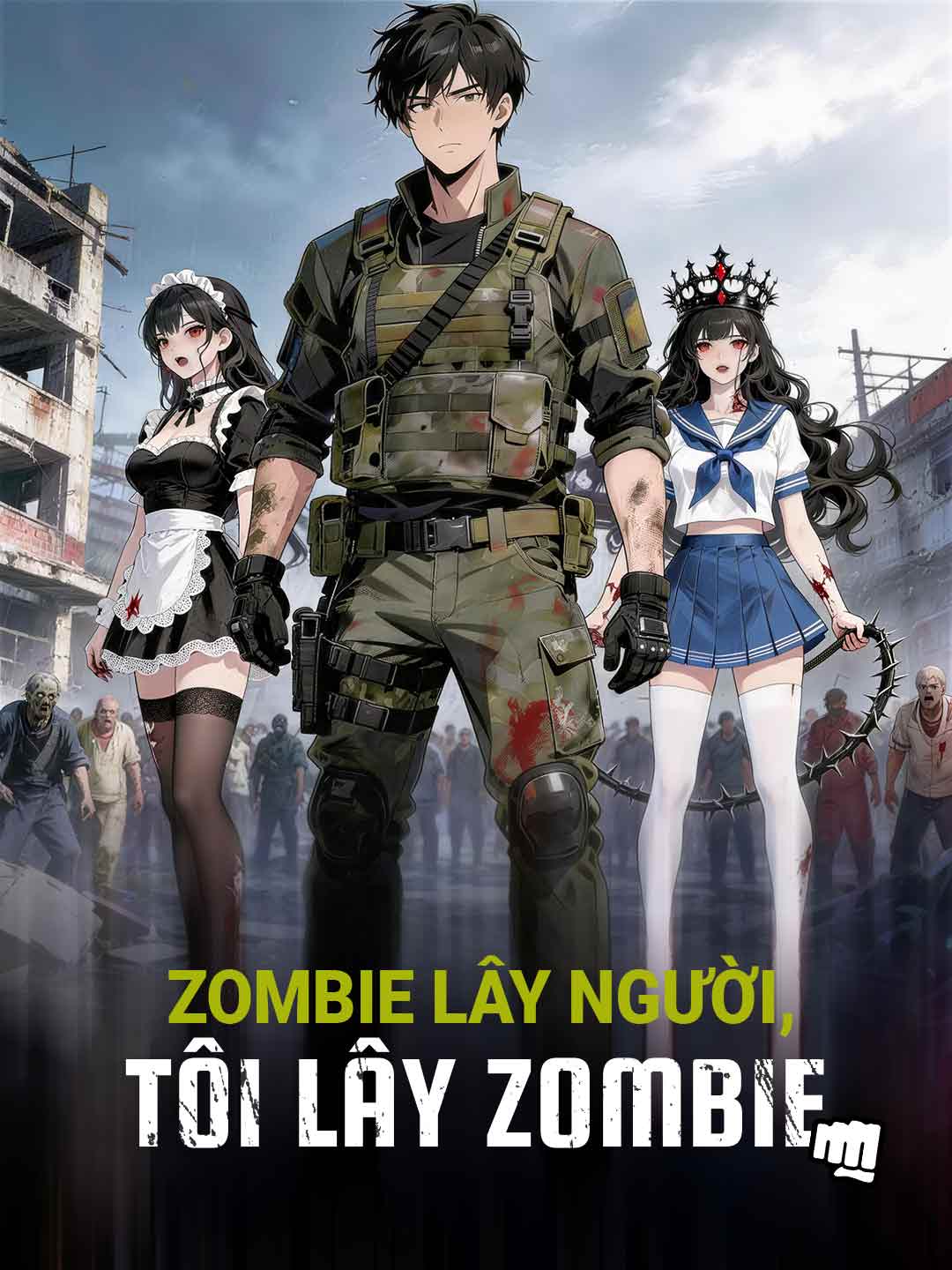 Zombie lây người, tôi lây zombie cover