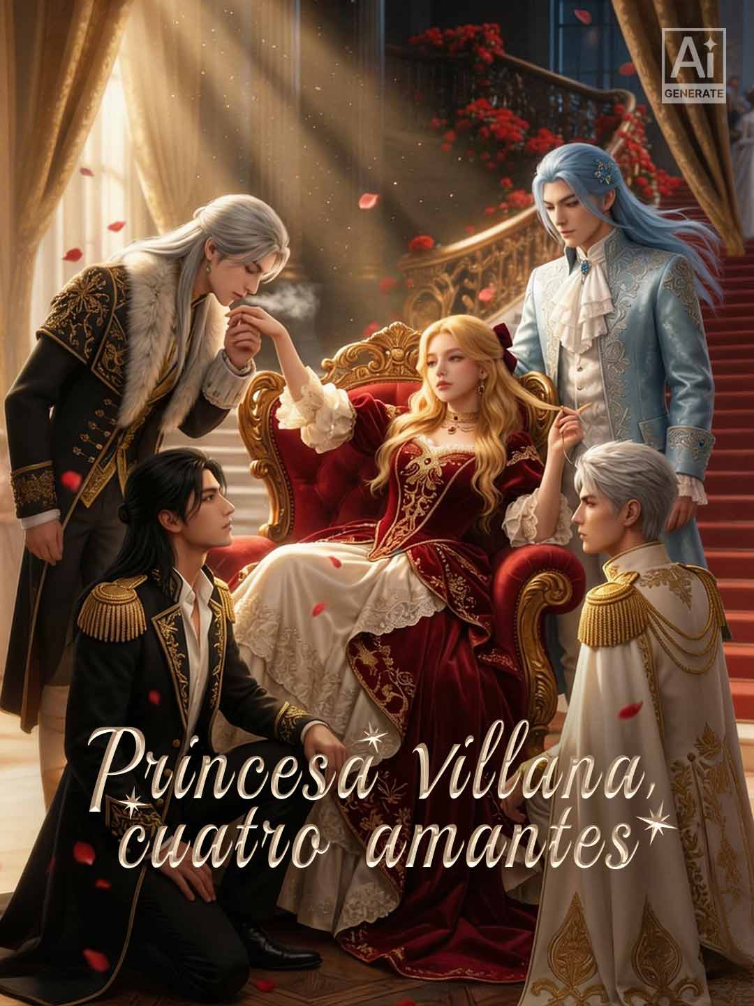 Princesa villana, cuatro amantes cover