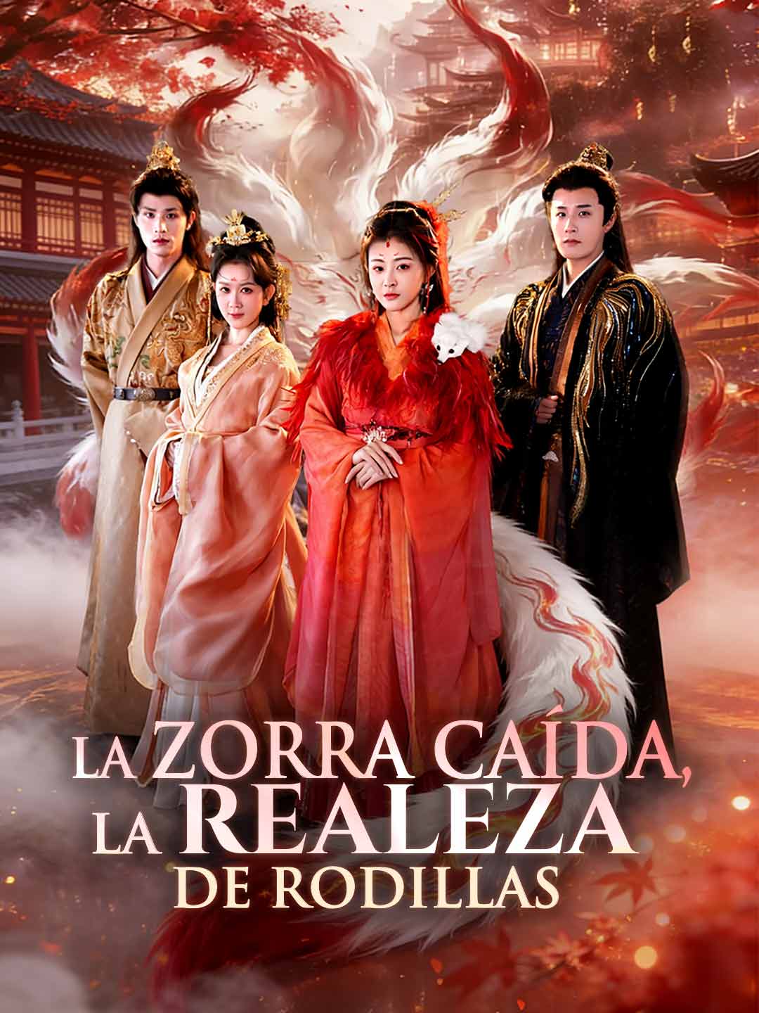 La zorra caída, la realeza de rodillas cover art