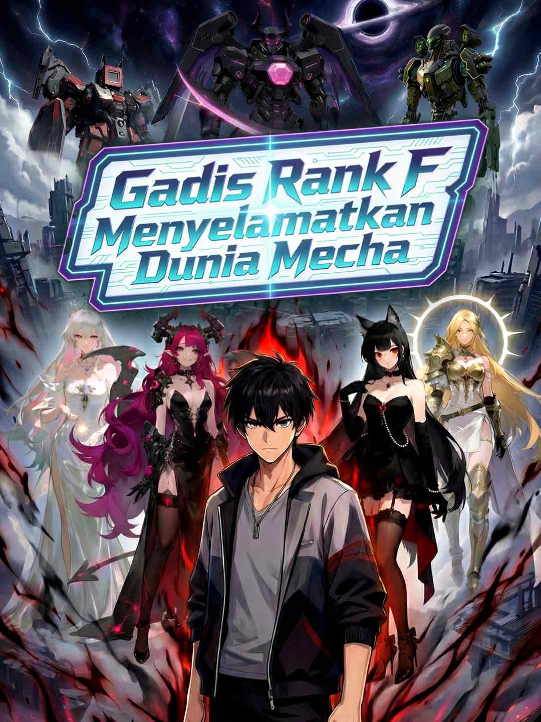 Gadis Rank F Menyelamatkan Dunia Mecha cover art