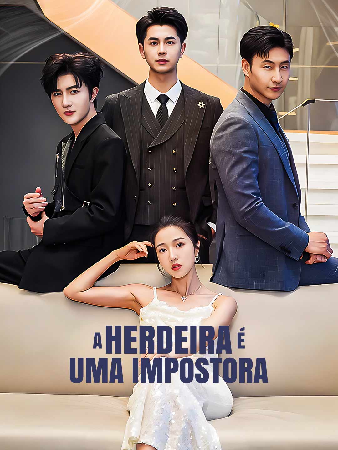 A herdeira é uma impostora cover art