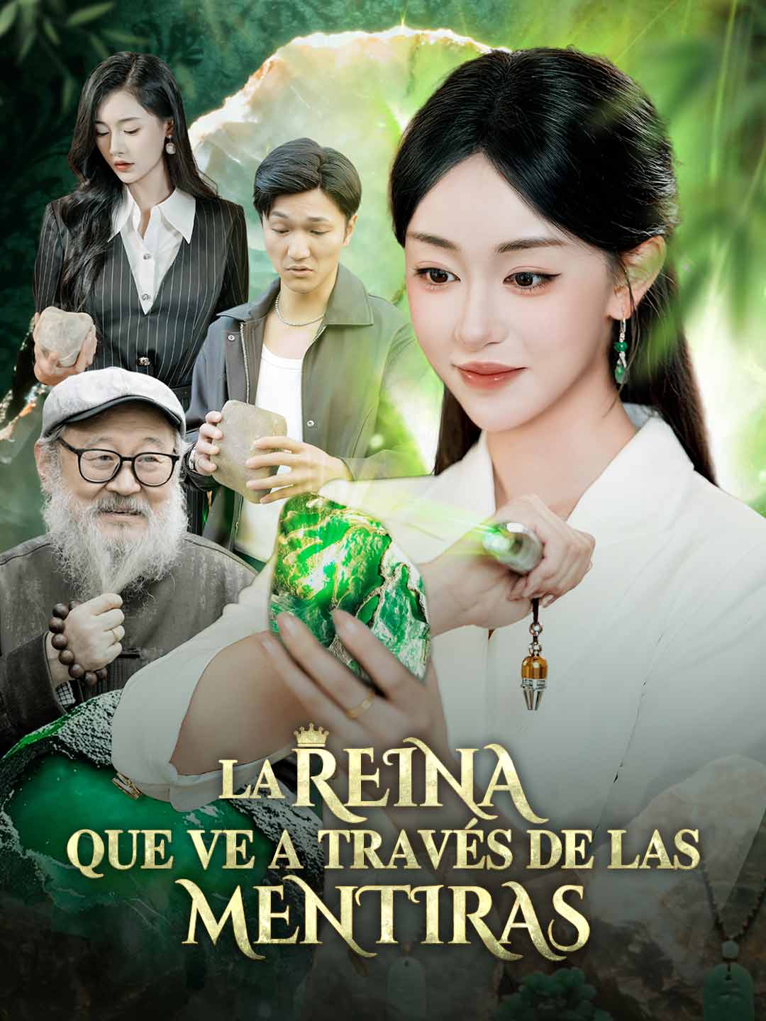 La reina que ve a través de las mentiras cover art