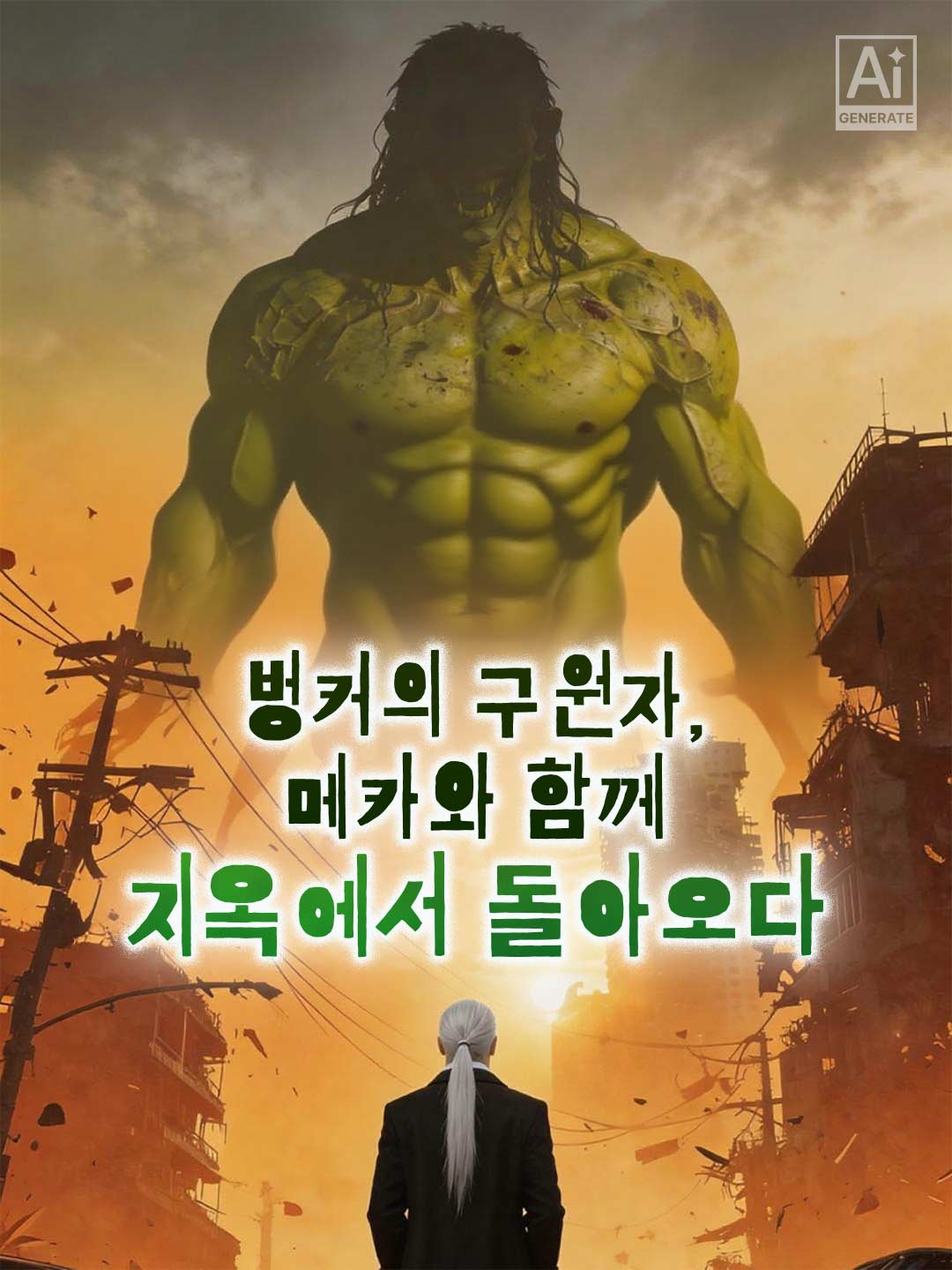 벙커의 구원자, 메카와 함께 지옥에서 돌아오다 cover