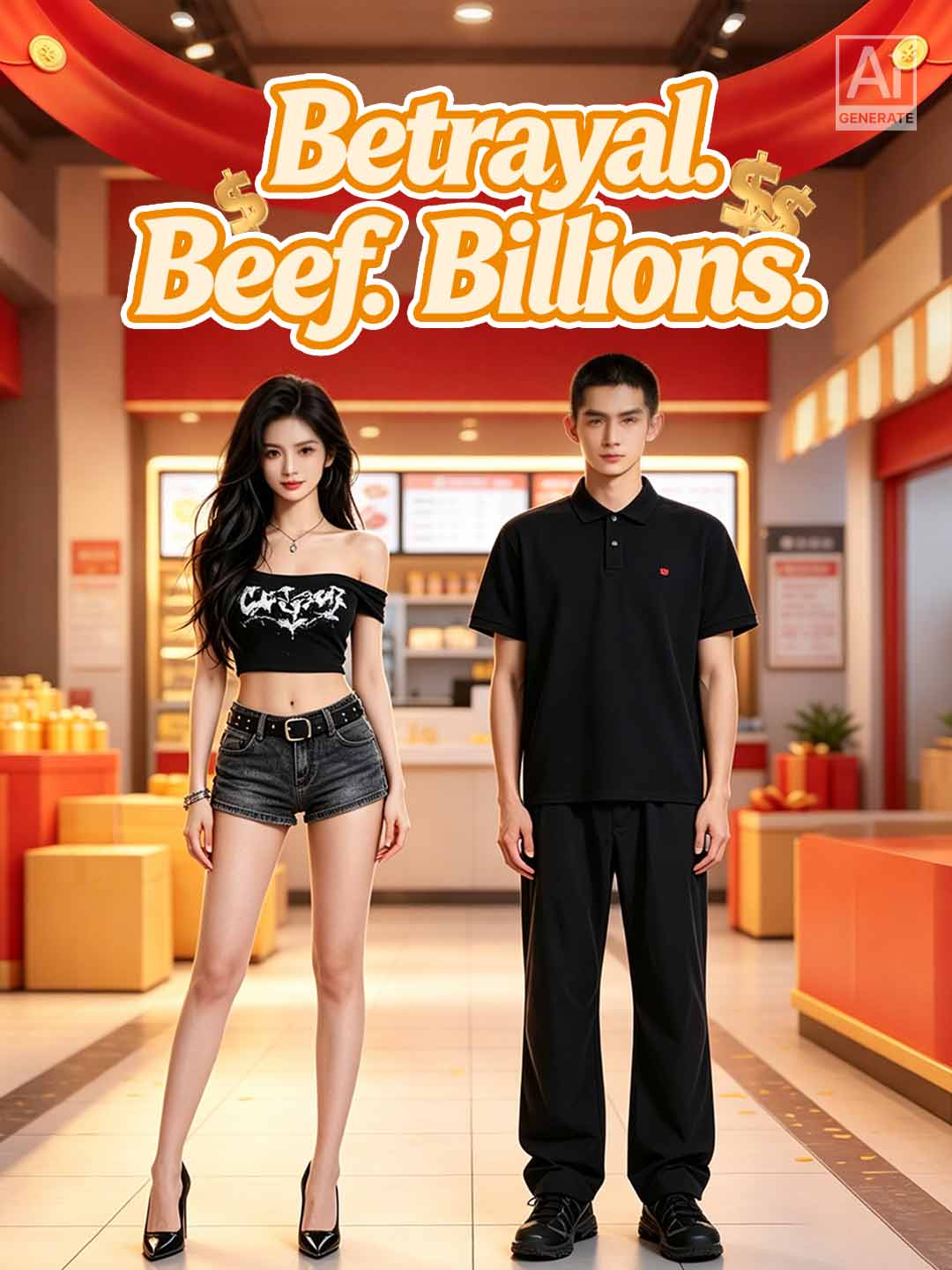 Betrayal. Beef. Billions. cover art