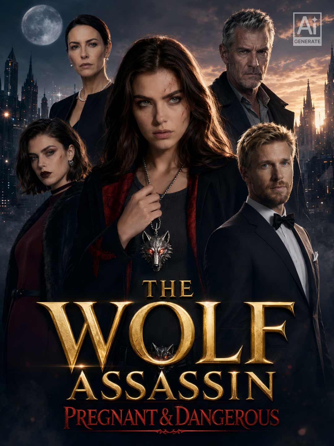 The Wolf Assassin: Pregnant and Dangerous (updating) cover art
