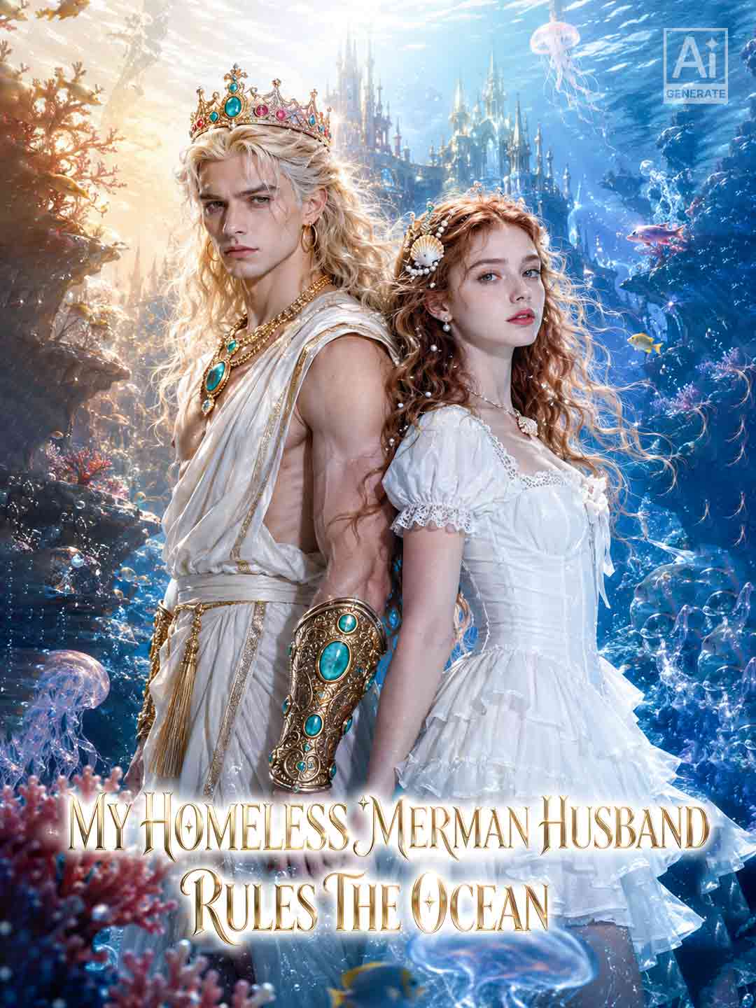 Cover of The Homeless Merman King's Secret - Best Short Drama