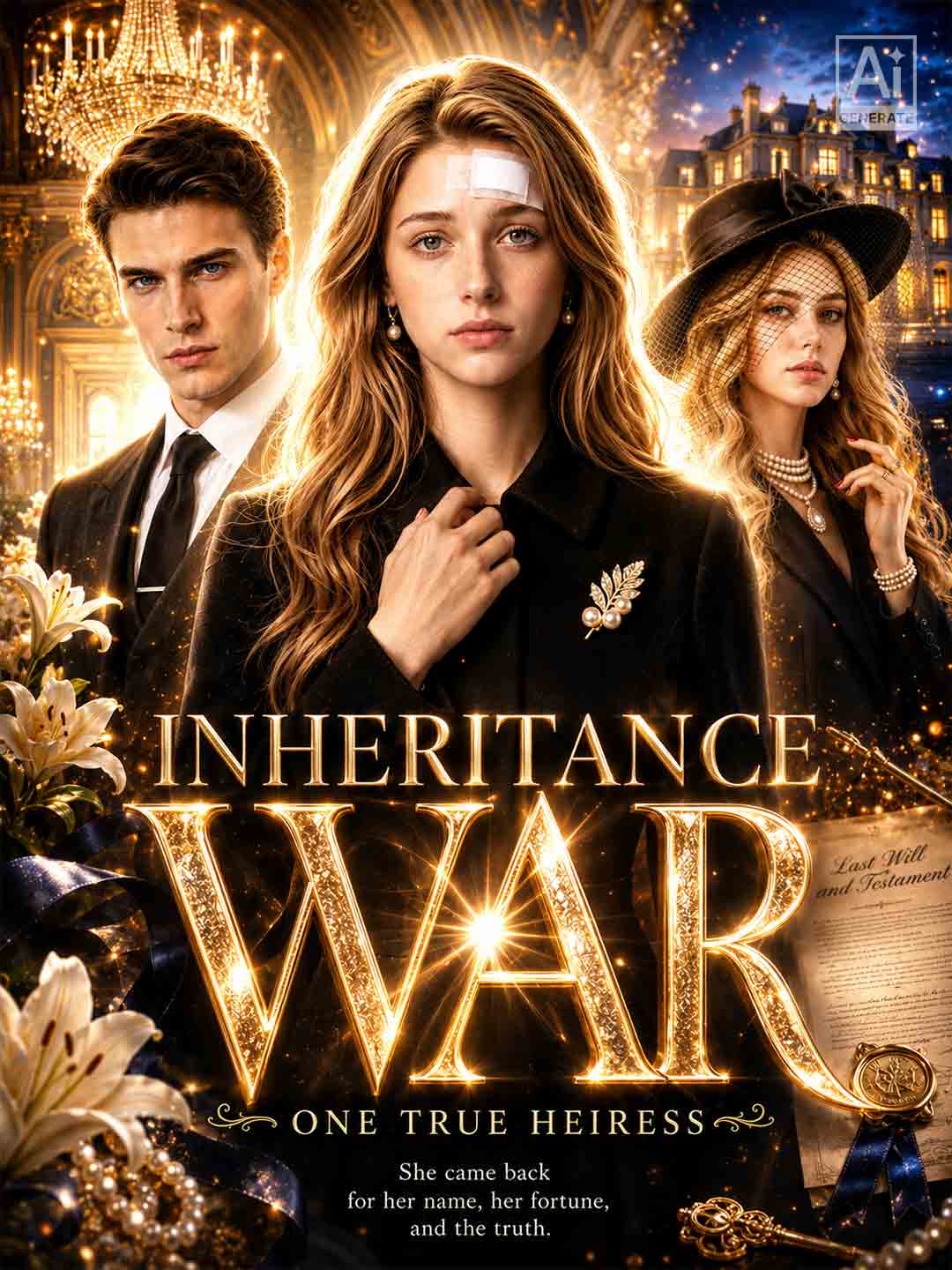 Inheritance War: One True Heiress cover art
