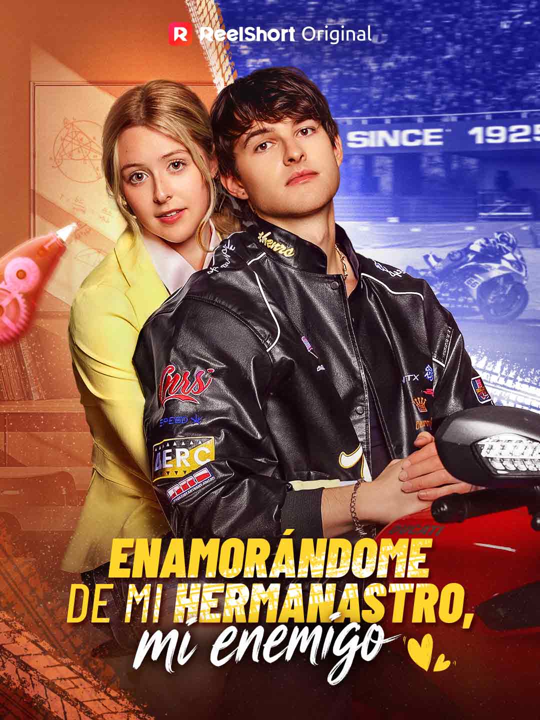 Enamorándome de mi hermanastro, mi enemigo cover art