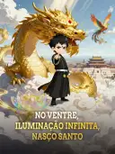 No ventre, iluminação infinita, nasço santo cover art