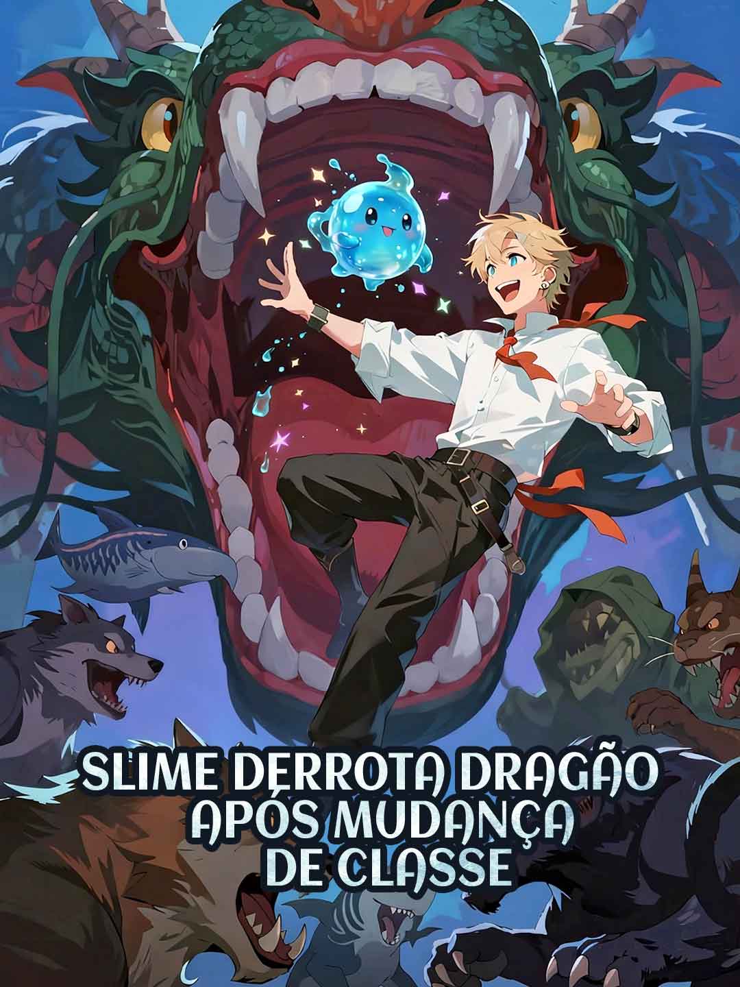 Slime derrota dragão após mudança de classe