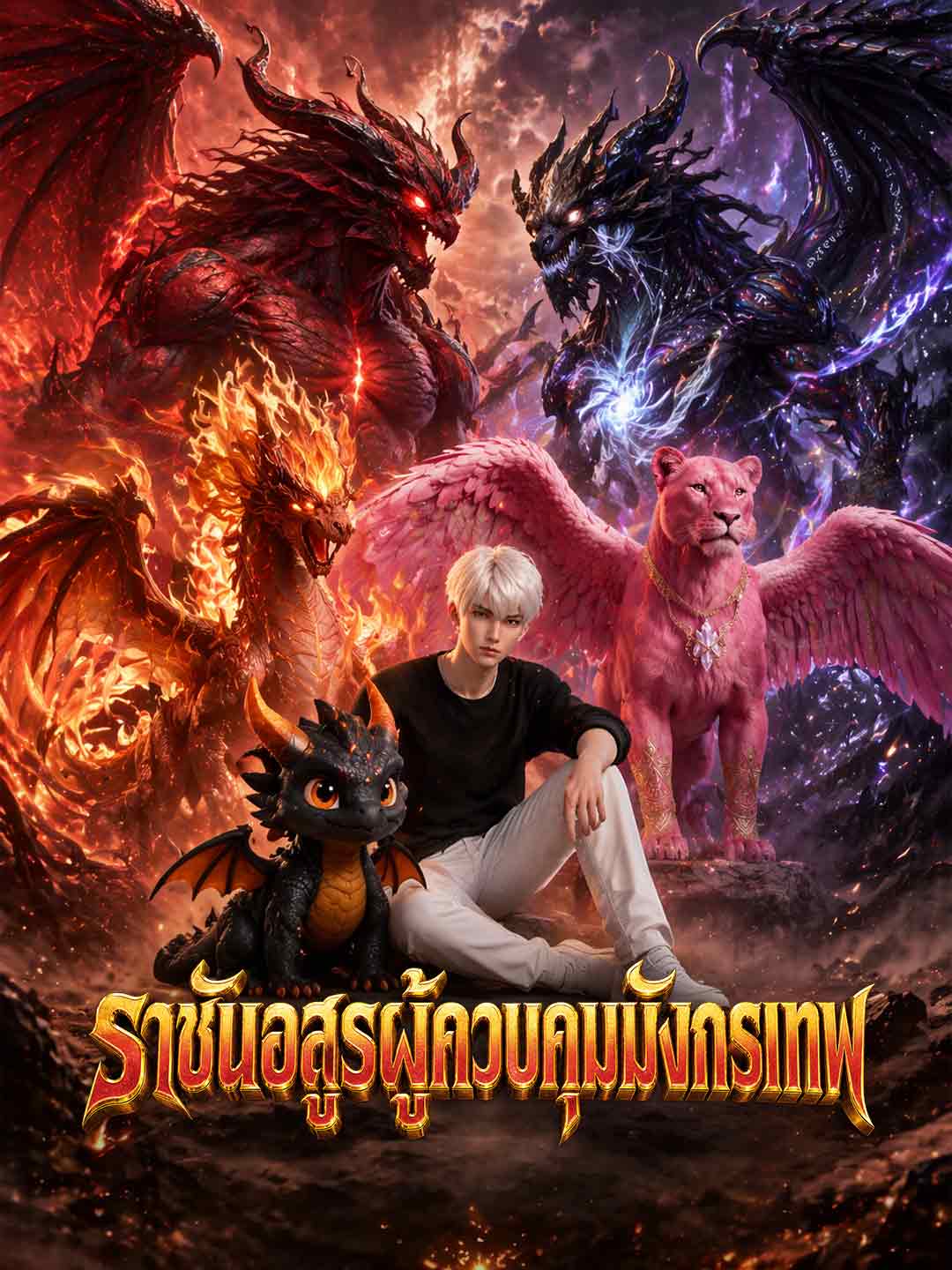 โปสเตอร์ ราชันอสูรผู้ควบคุมมังกรเทพ