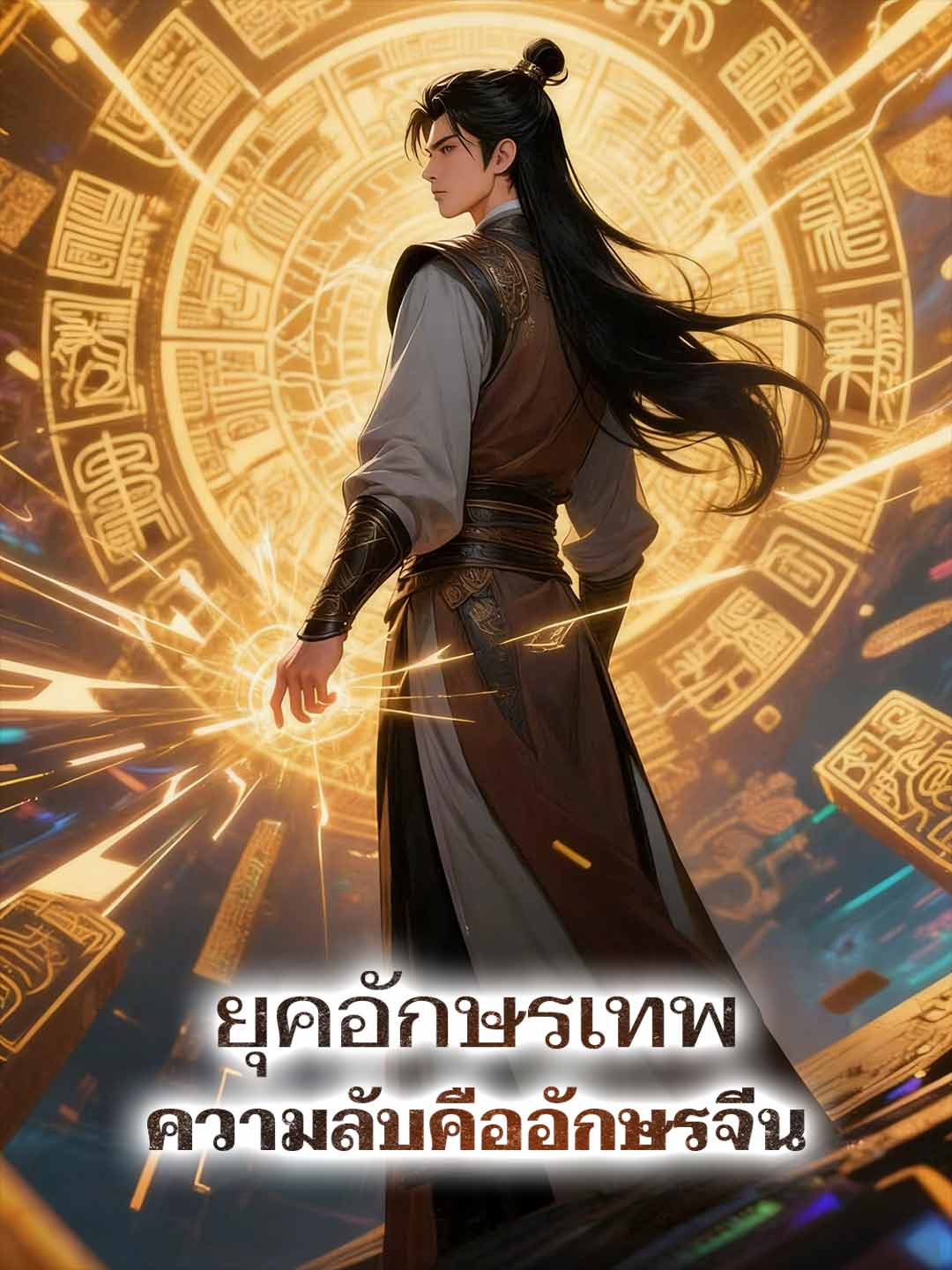 โปสเตอร์ ยุคอักษรเทพ ความลับคืออักษรจีน
