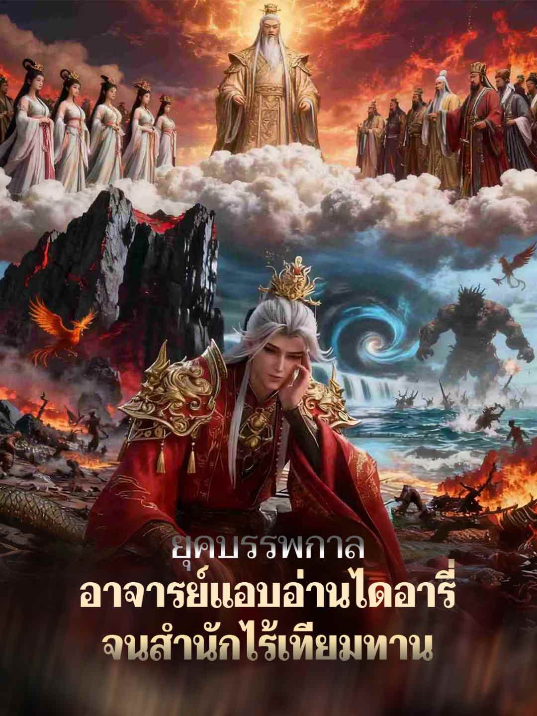 โปสเตอร์ ยุคบรรพกาล อาจารย์แอบอ่านไดอารี่จนสำนักไร้เทียมทาน